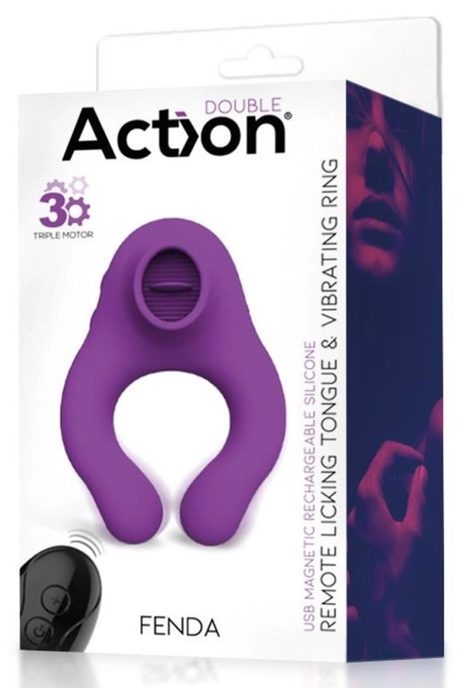 Action Fenda Vibrating Ring - pierściem wibrujący masażer łechtaczki.webp