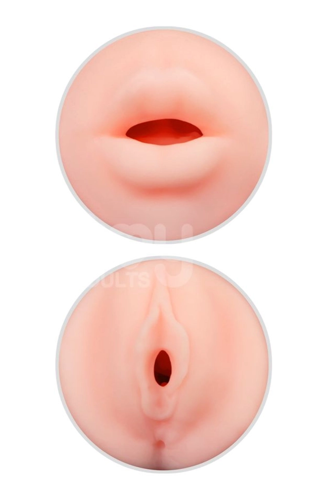 Lovetoy Male Masturbator Virgin-skin Vagina And Mounth - podwójny męski masturbator 2.webp