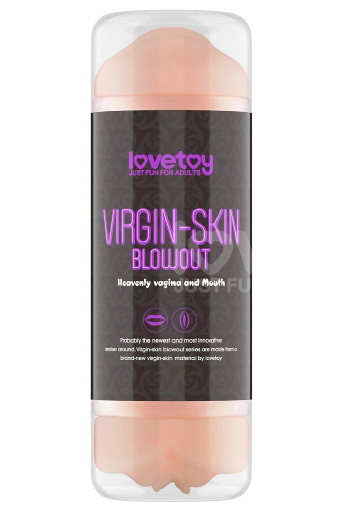 Lovetoy Male Masturbator Virgin-skin Vagina And Mounth - podwójny męski masturbator.webp