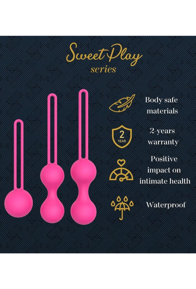 A12 Sweet Play Kegel Balls Set - zestaw kulek gejszy do ćwiczeń 2.webp