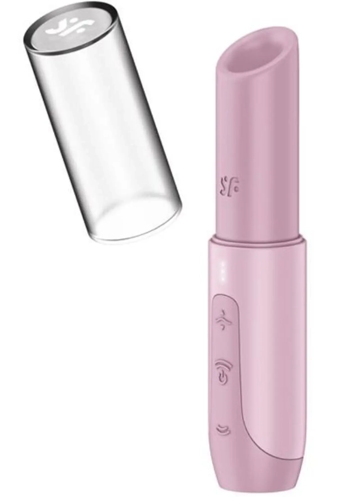 Satisfyer Secret Kiss Air Pulse Vibrator - stymulator falami powietrza w kształcie pomadki 5.webp