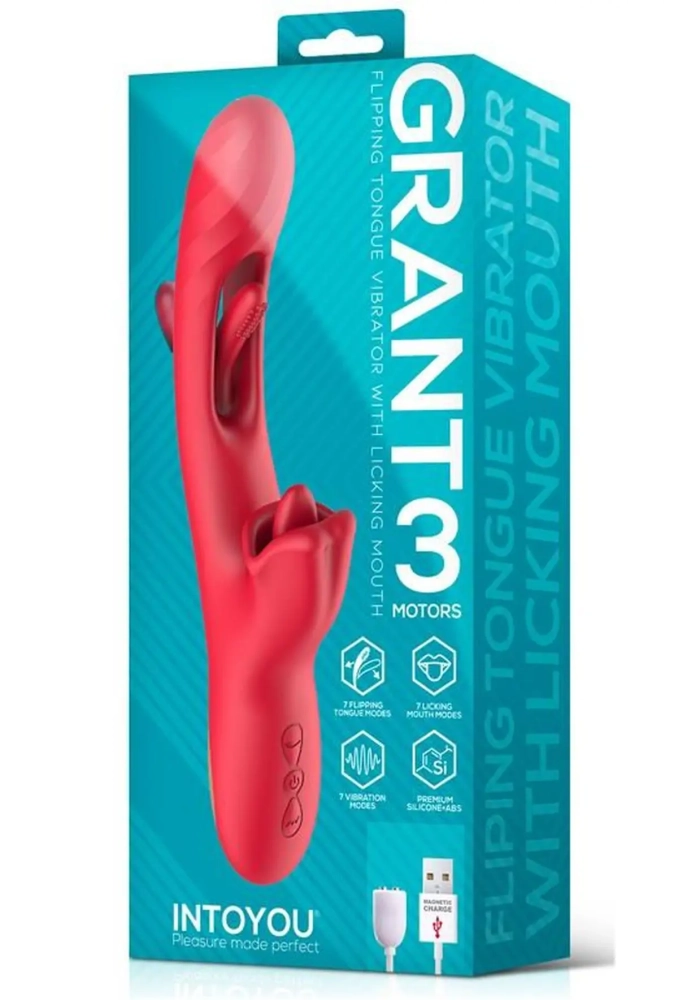 INTOYOU Grant Flipping Tongue - wibrator ze stymulatorem łechtaczki 8.webp
