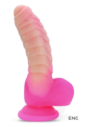 Engily Ross Scalidor  Dildo 18 cm - silikonowe dildo świecące w ciemności