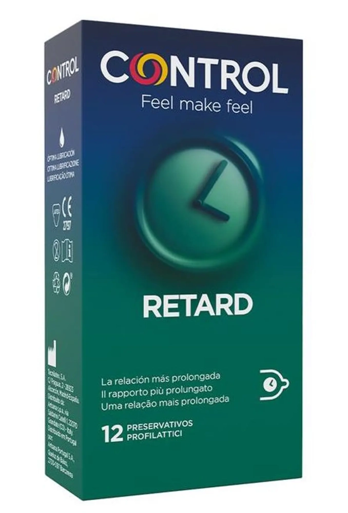 Control Non Stop Retard 12 szt. - prezerwatywy opóźniające wytrysk.webp