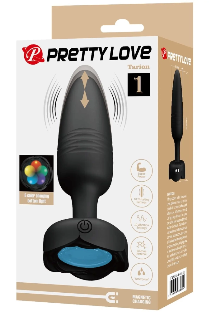 Pretty Love Tarion - korek analny z ruchem posuwistym.webp