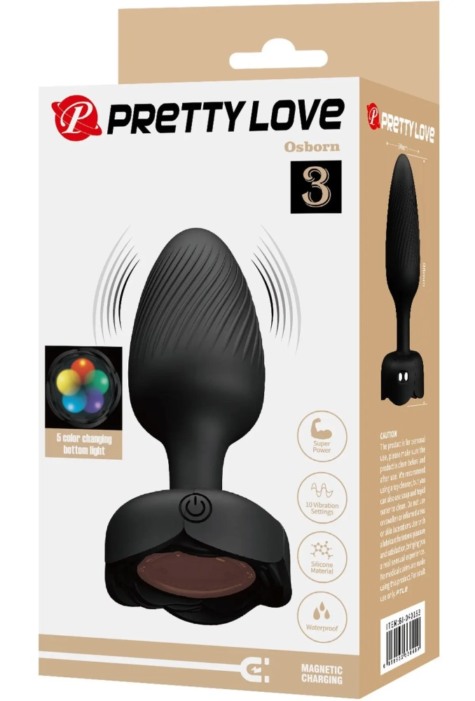 Pretty Love Osborn - wibrujący korek analny.webp