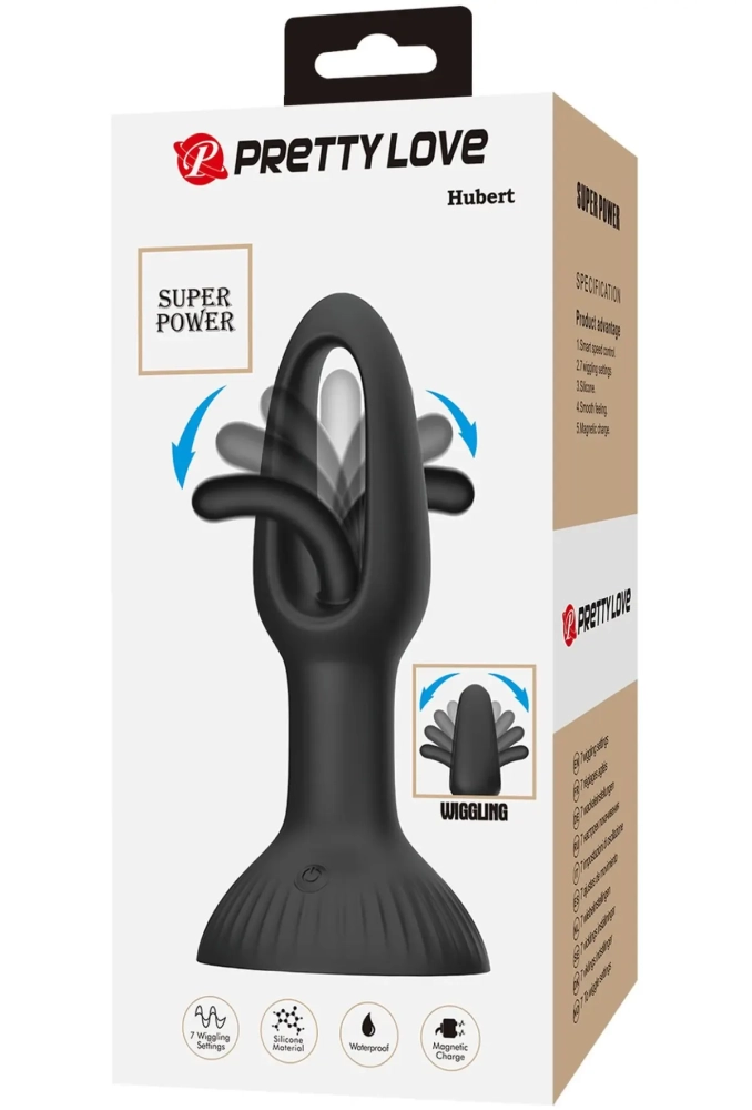 Pretty Love Hubert - silikonowy korek analny.webp