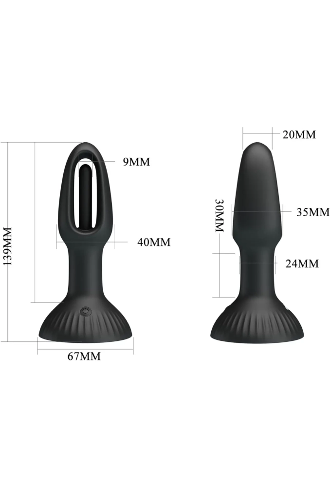 Pretty Love Hubert - silikonowy korek analny 4.webp