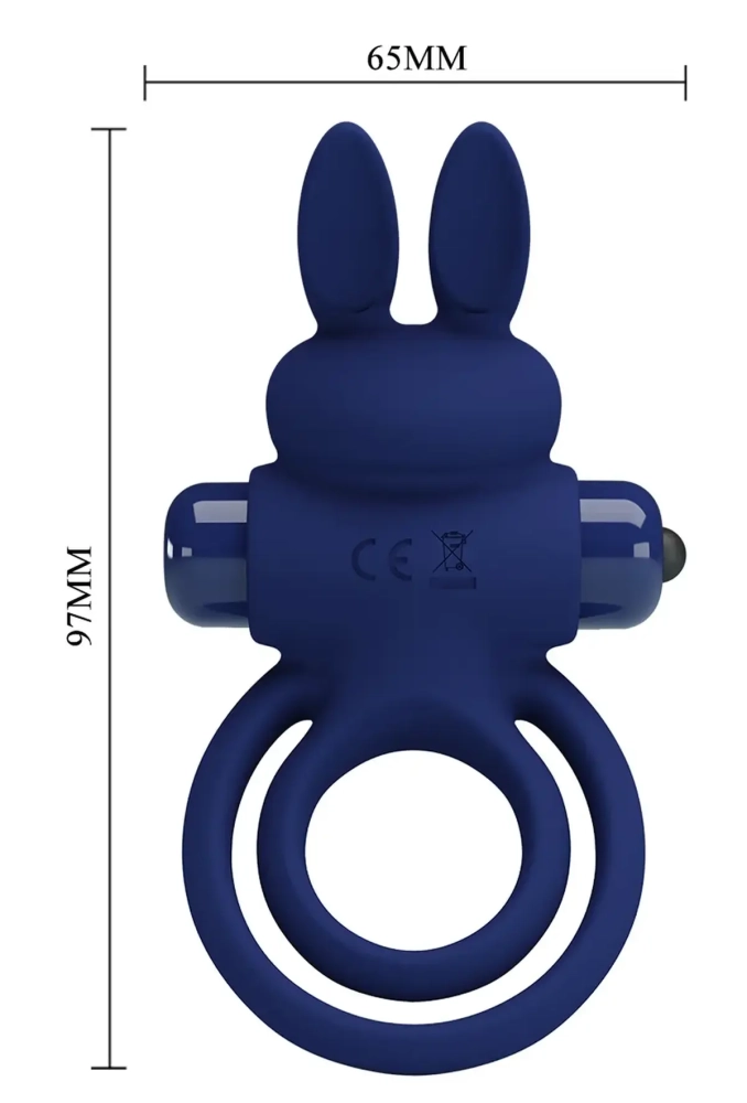 Pretty Love Darey - silikonowy pierścień z wibracją 5.webp