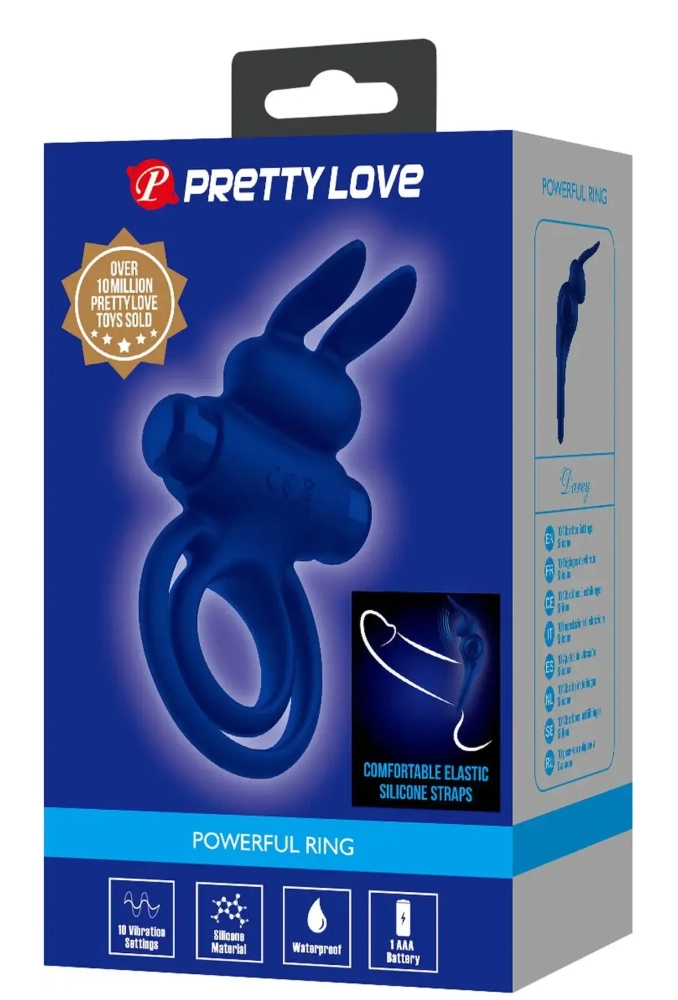 Pretty Love Darey - silikonowy pierścień z wibracją 6.webp