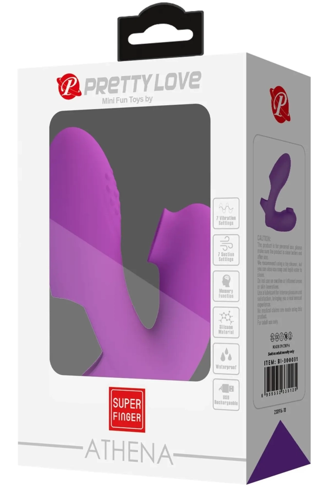 Pretty Love Athena - nakładka na palec do stymulacji łechtaczki 6.webp