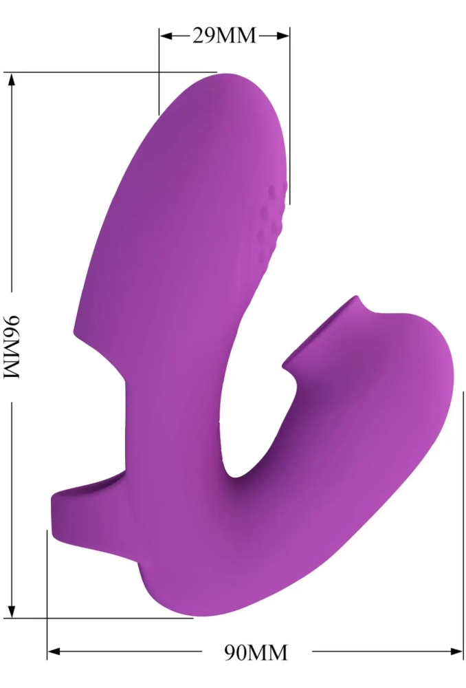 Pretty Love Athena - nakładka na palec do stymulacji łechtaczki 5.webp