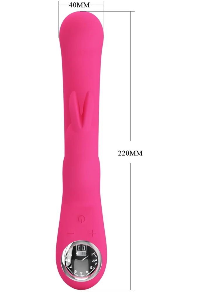 Pretty Love Lamar Pink - wibrator ze stymulatorem łechtaczki 5.webp