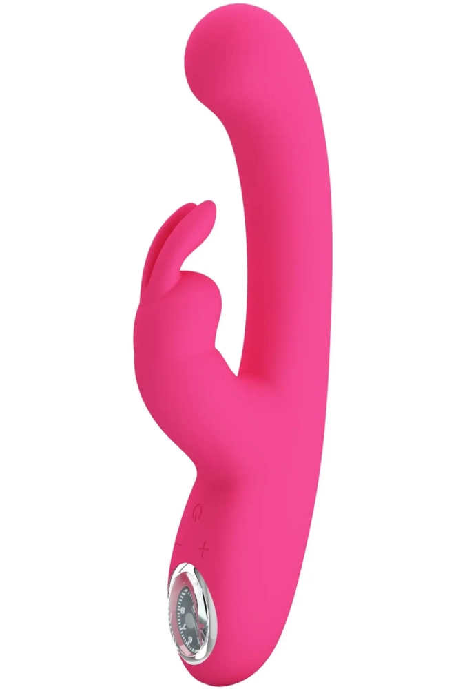 Pretty Love Lamar Pink - wibrator ze stymulatorem łechtaczki.webp