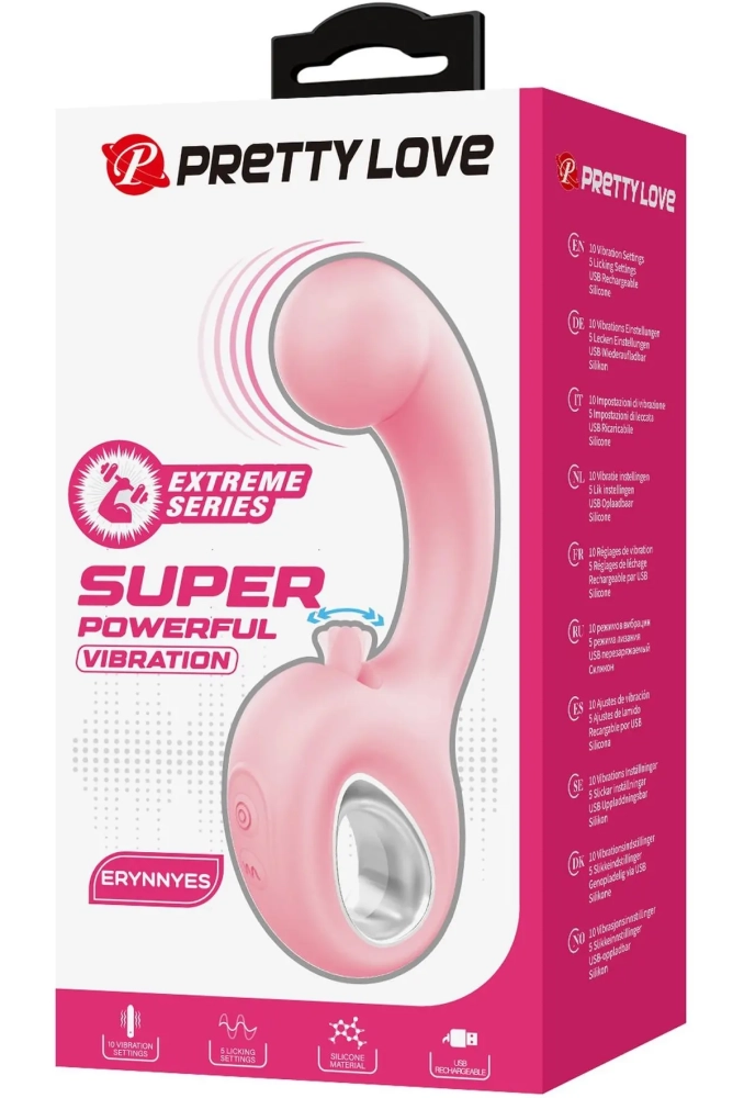 Pretty Love Erynnyes - wibrator do punku G z ruchomym języczkiem 6.webp