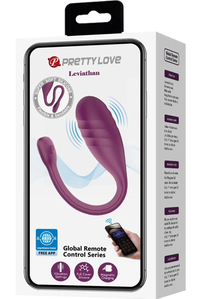 Pretty Love Leviathan - jajko wibrujące sterowane aplikacją.webp