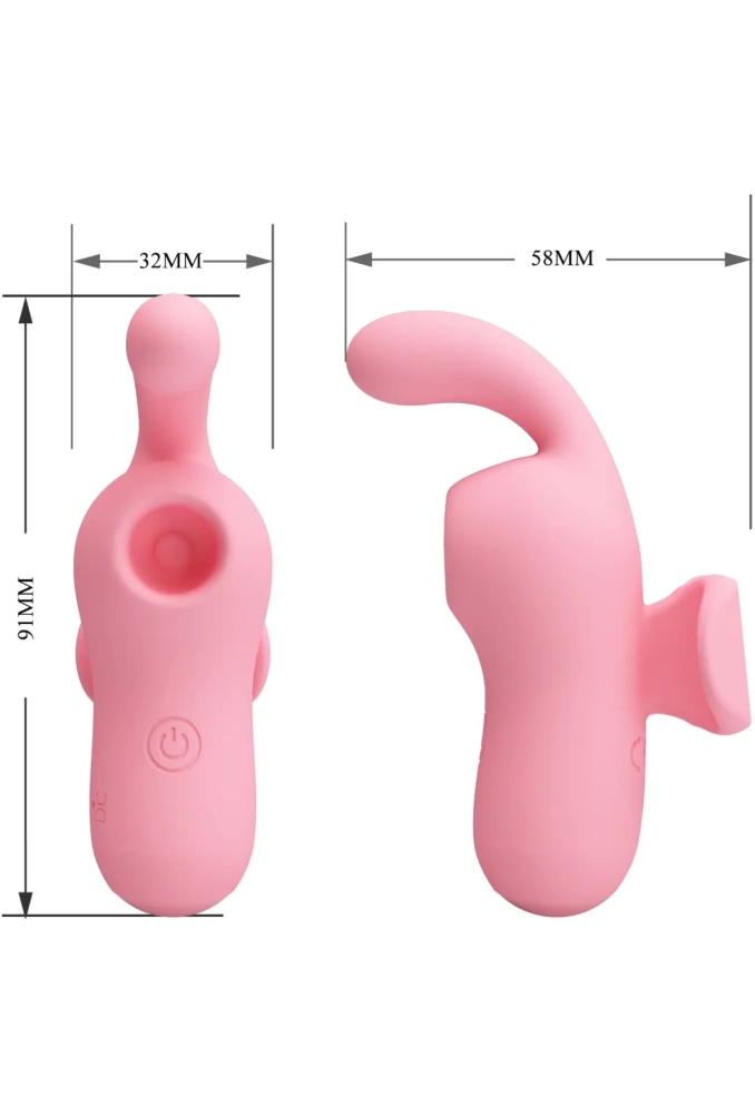 Pretty Love Magic Fairy Stimulator Pink - masażer łechtaczki falami powietrza 5.webp