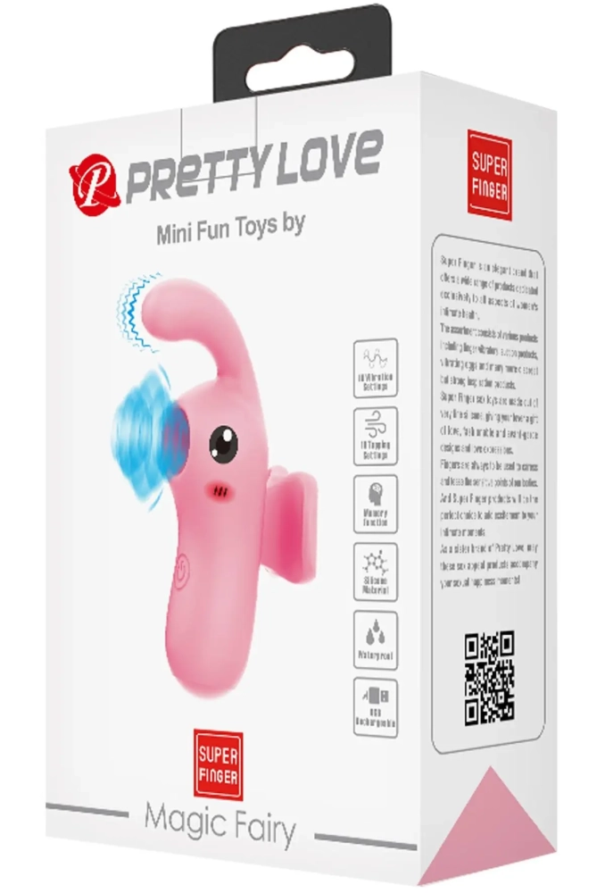 Pretty Love Magic Fairy Stimulator Pink - masażer łechtaczki falami powietrza 6.webp