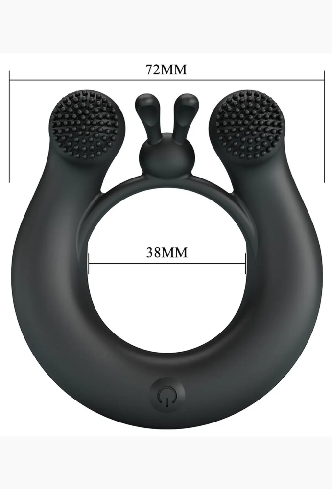 Pretty Love Dahlia - wibrujący pierścień erekcyjny 7.webp