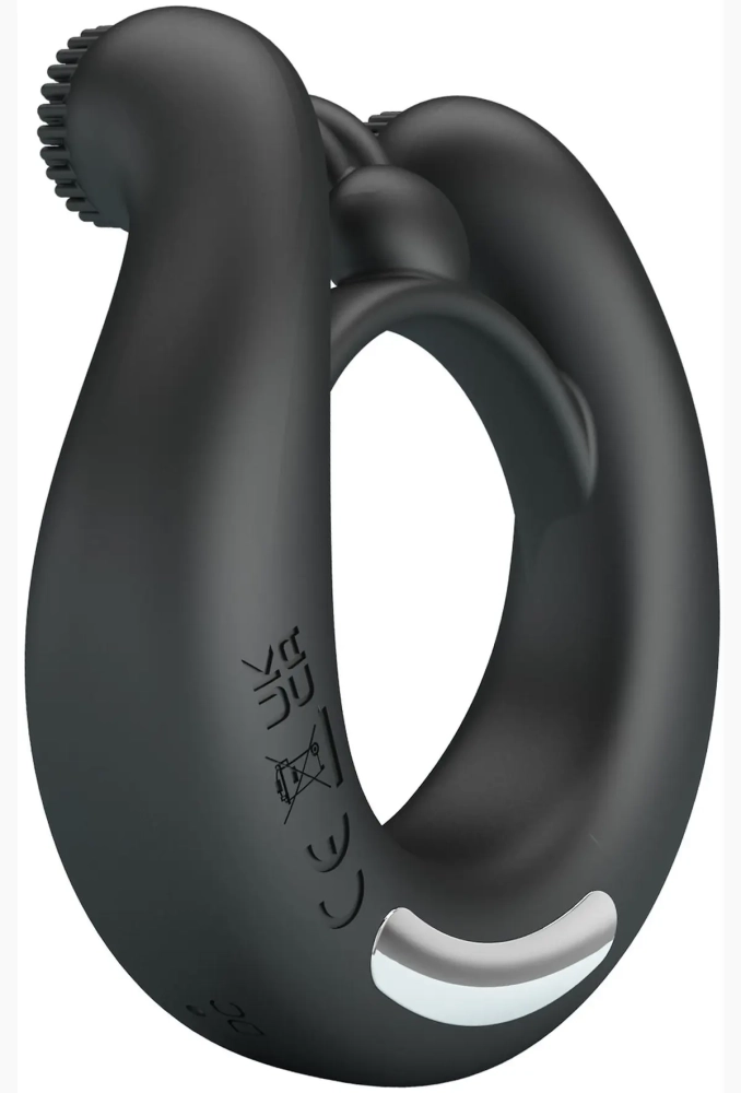 Pretty Love Dahlia - wibrujący pierścień erekcyjny 4.webp