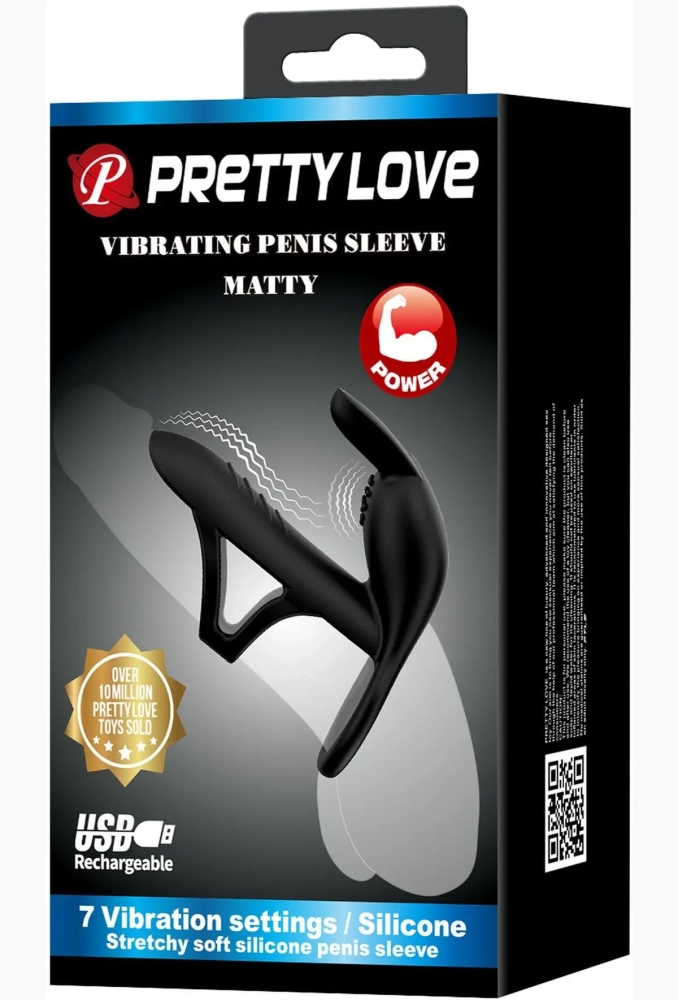 Pretty Love Matty - nakładka stymulująca na penisa 3.webp