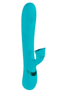 Dolce Vive Fiore Blue - wibrator ze stymulatorem