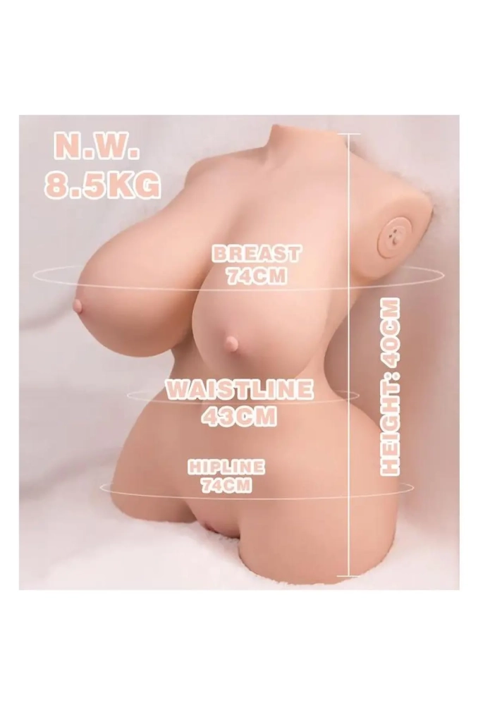 Tiny Thrusting Torso 8.5 Kg - mega masturbator z funkcją ssania 2.webp