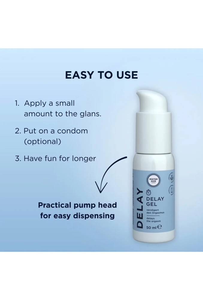 Mister Size Delay Gel 50 ml - żel opóźniający wytrysk 3.webp