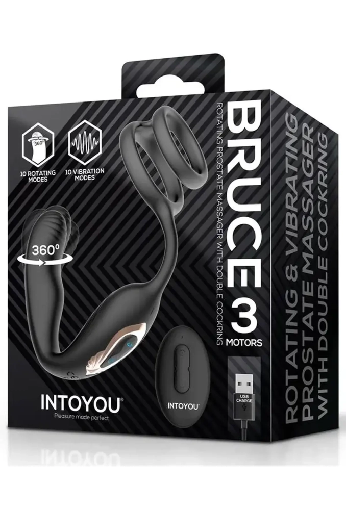 Intoyou Bruce - obrotowy masażer prostaty 360°.webp