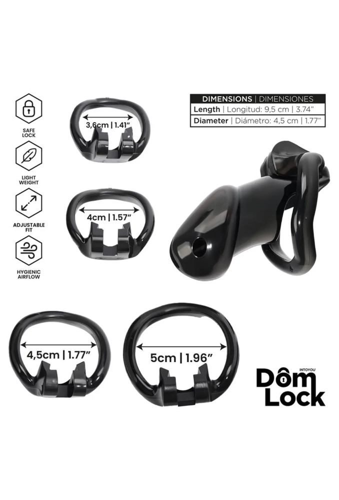 Domlock Guard Size M - kaganiec na penisa 3.webp