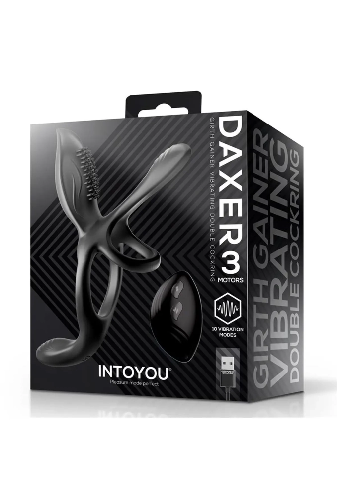 Intoyou Daxer - nakładka wibrujące stymulująca penisa i łechtaczkę.webp