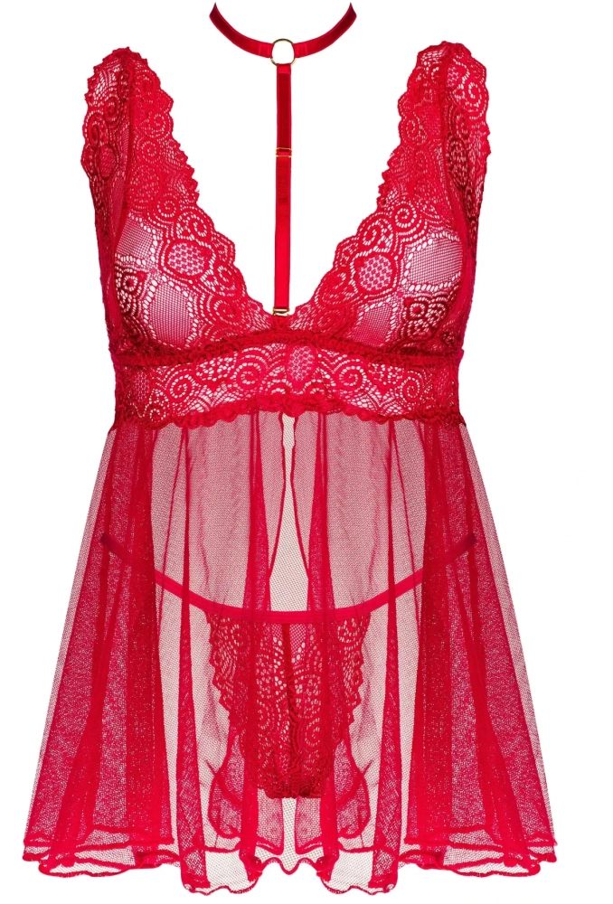 Milana Babydoll Cherry- zmysłowa haleczka 5.webp