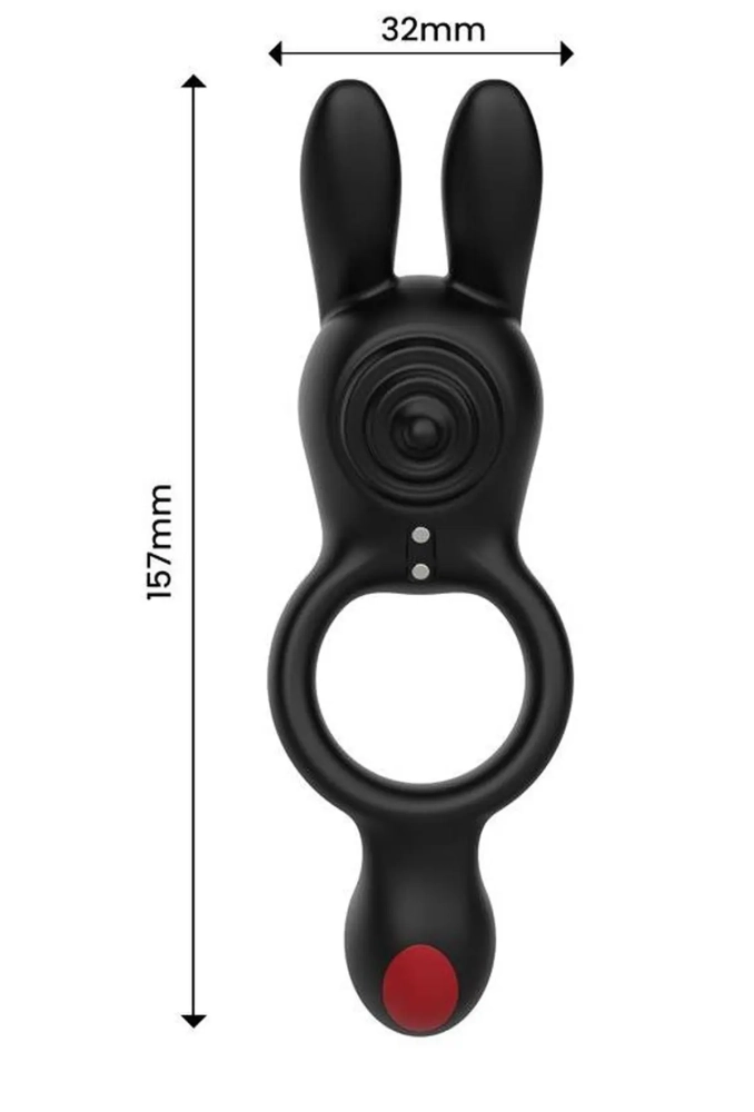 Intoyou Konny - wibrujący pierścień ze stymulatorem łechtaczki 6.webp