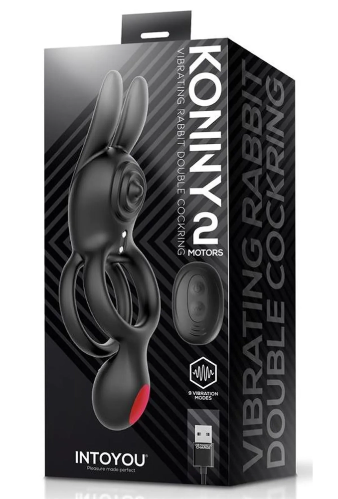 Intoyou Konny - wibrujący pierścień ze stymulatorem łechtaczki.webp