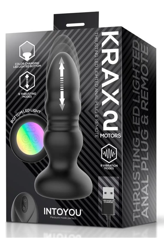Intoyou Krax - korek analny  z ruchem posuwistym.webp