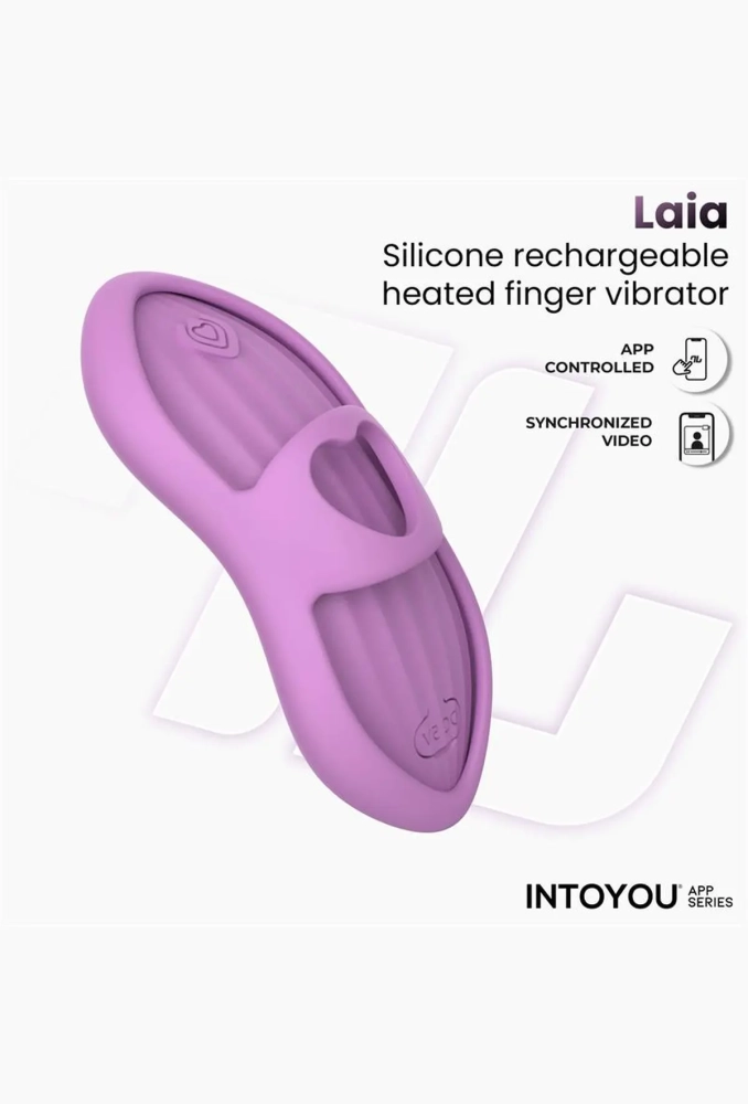 Intoyou Laia Lavender - masażer łechtaczki na palec 6.webp