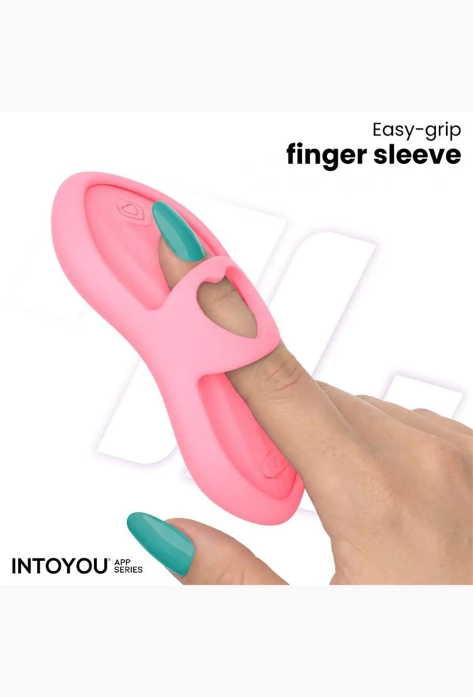 Intoyou Laia Pink - masażer łechtaczki na palec 2.webp