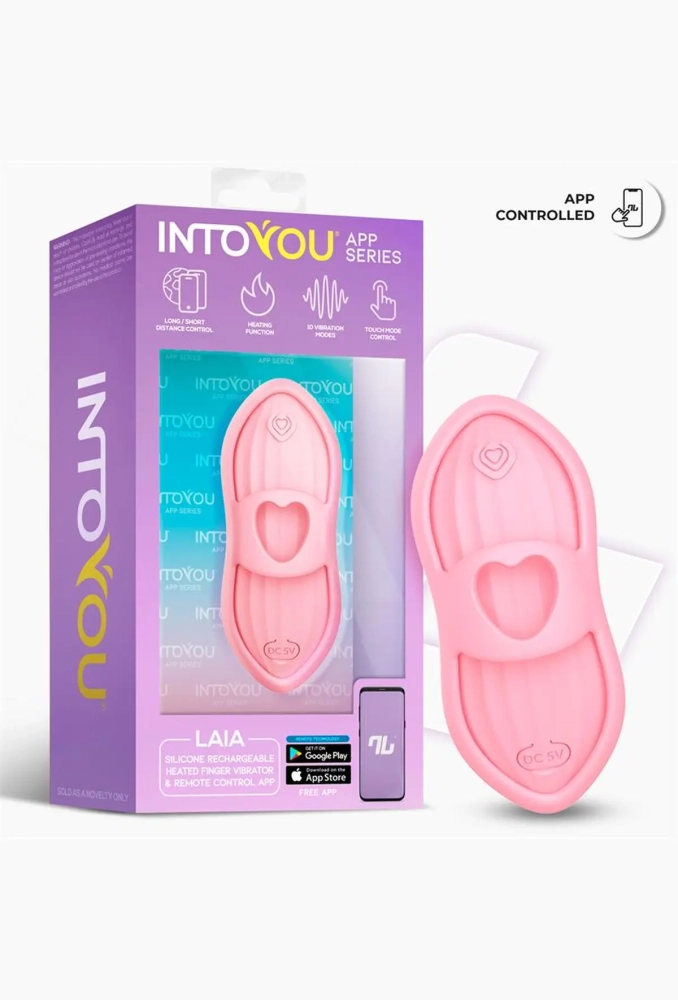 Intoyou Laia Pink - masażer łechtaczki na palec 15.webp