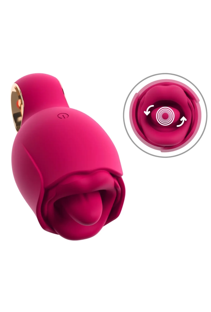 Oral Fun Tongue Vibrator - masażer łechtaczki usta z językiem 4.webp
