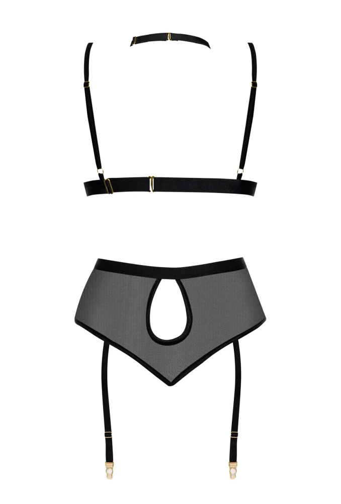 Cristalyn set Black - koronkowy komplet bielizny 4.webp