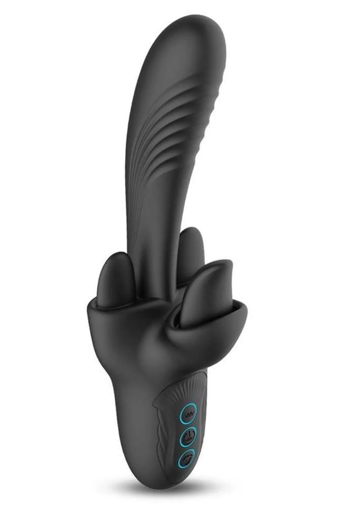 Intoyou Triton - wibrator z trzema języczkami do stymulacji.webp