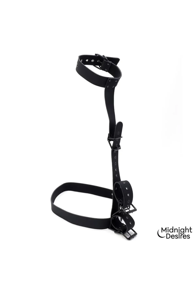 Midnight Desires Collar And Wrist Cuffs - kajdanki na ręce 2.webp