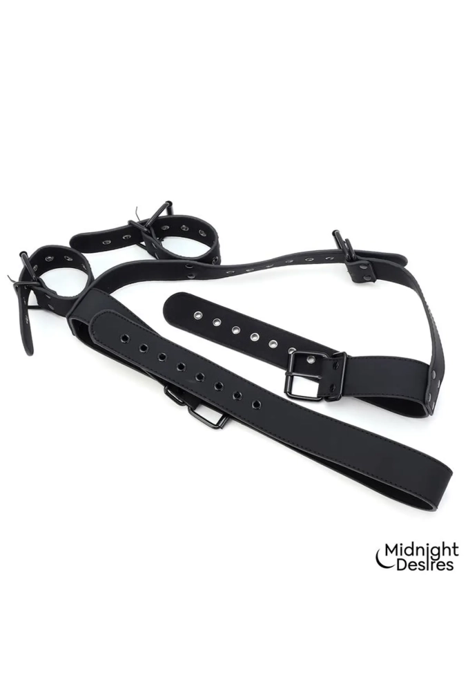 Midnight Desires Collar And Wrist Cuffs - kajdanki na ręce 6.webp