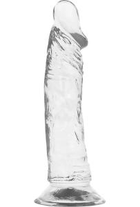 X Ray Clear Cock With Balls 19 cm - przezroczyste silikonowe dildo