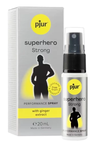 Pjur Superhero Strong  Spray 20 ml - spray opóźniający wytrysk