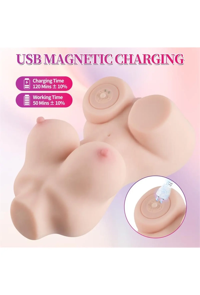 Lilinet Vibrating Torso - wibrujący tors masturbator dla mężczyzn6.webp