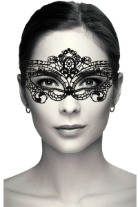 Coquette Chic Desire Lace Mask Black - koronkowa maska zdobiąca twarz
