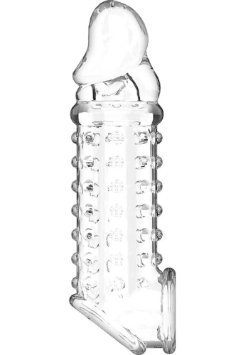 VirilXL Penis Extension And Sheath V11 Transparent - nakładka przedłużająca penisa oraz stymulująca