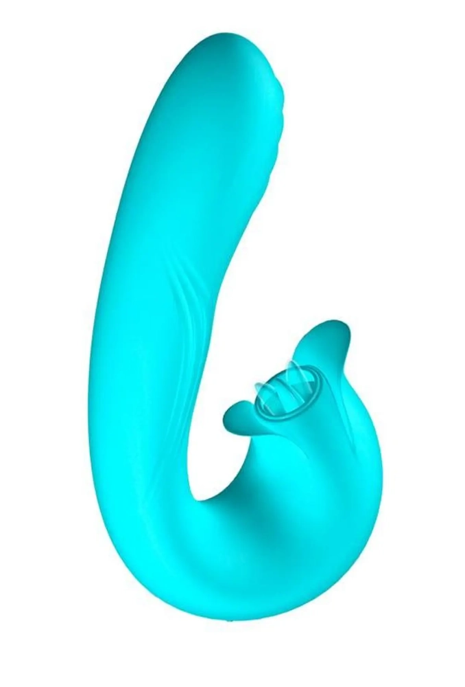 Intoyou Hydra 3 - silikonowy wibrator ze stymulatorem łechtaczki 3.webp