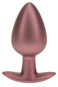 Ouch! Smooth Silicone Anal Plug Large Rose Gold - silikonowy korek analny